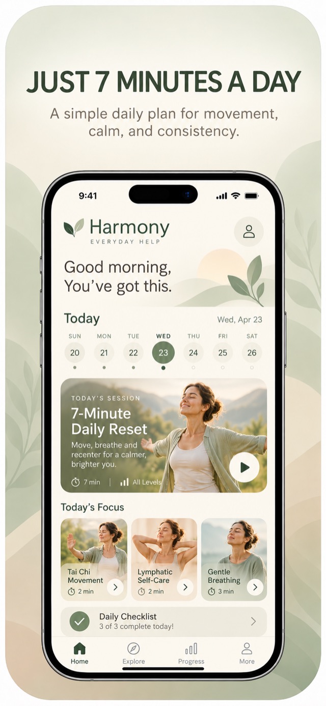 Seven minutes a day